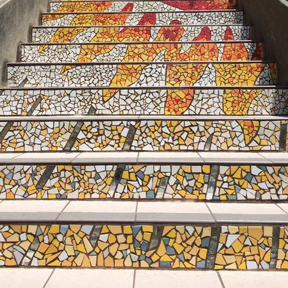 moraga tiled steps