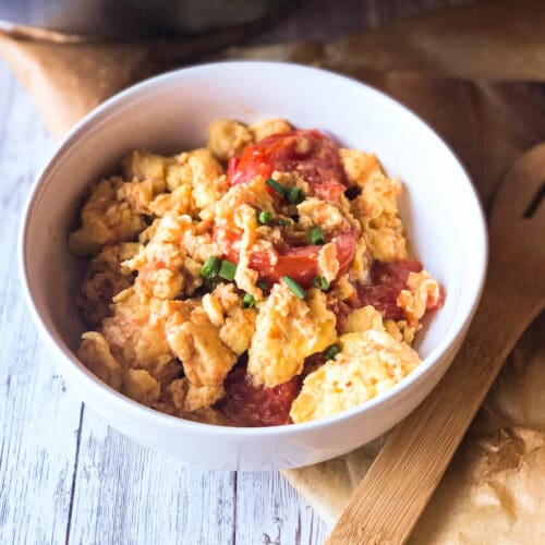 Learn how to make simple and delicious tomato and egg stir fry in less than 15 minutes.