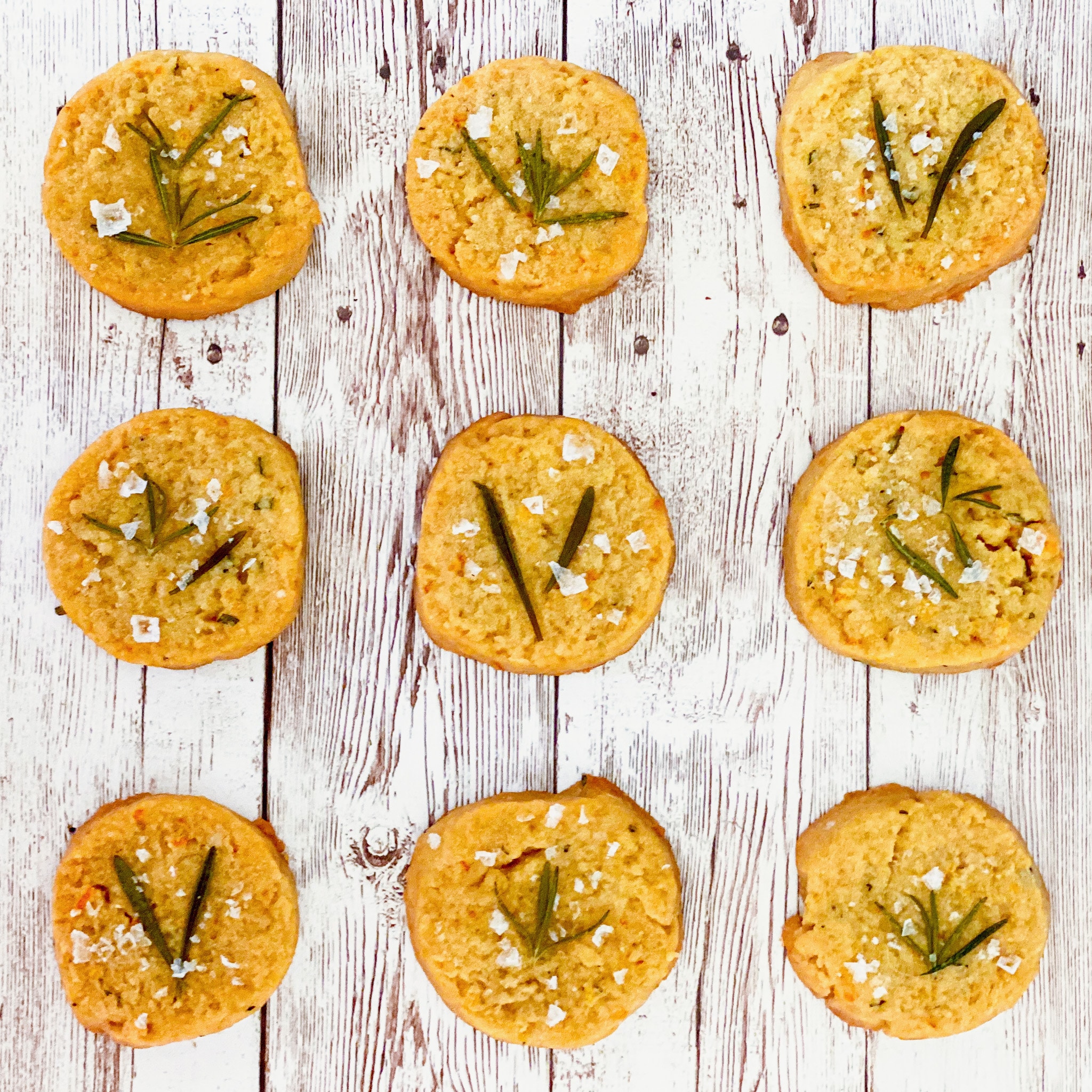 Tuscan shortbread cookies (rosemary olive oil) Halicopter Away