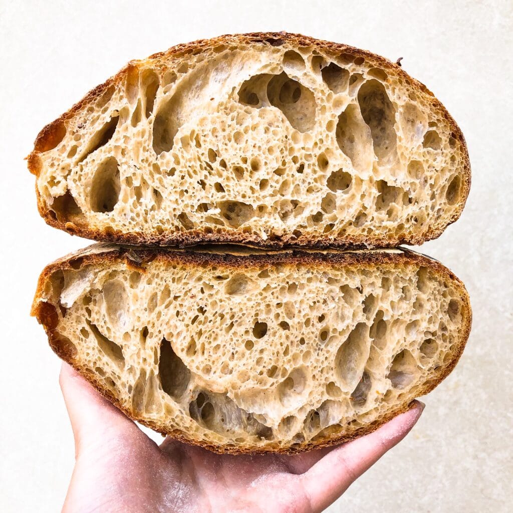 Beginner artisan sourdough bread