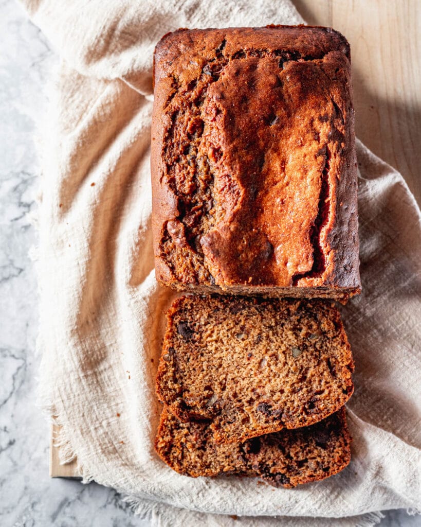 gingerbread banana bread