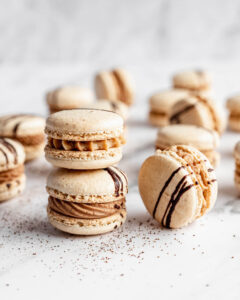 Mocha macarons