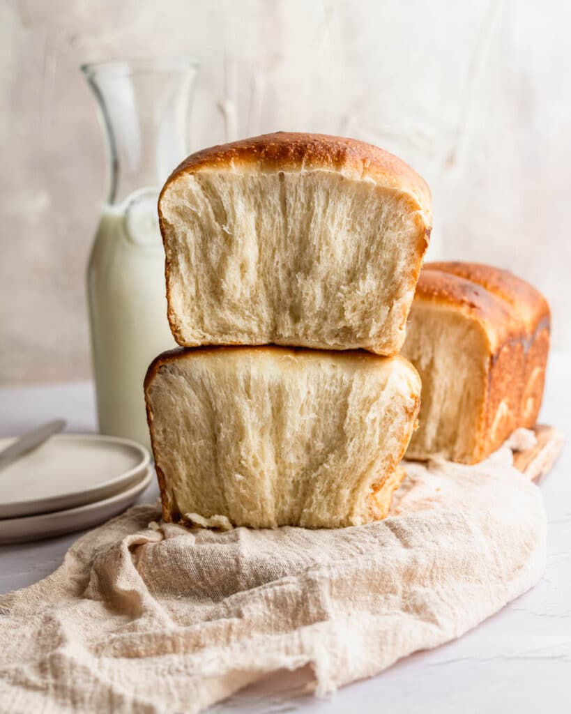 sourdough japanese milk bread