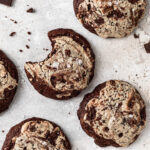 tahini brownie cookies