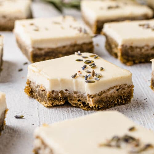 hojicha honey lavender bars