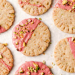 pistachio shortbread cookies