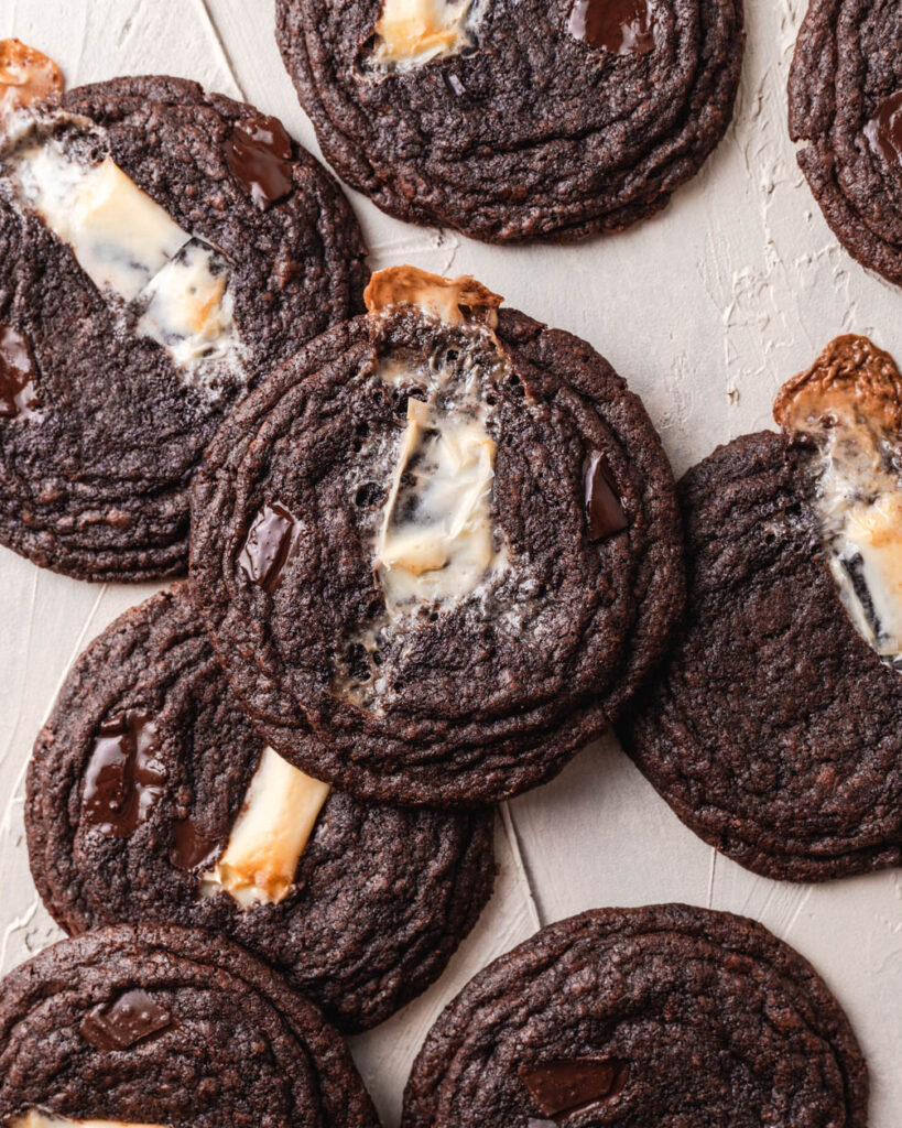 chewy and thin chocolate cookies