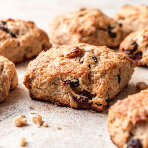 whole wheat honey scones