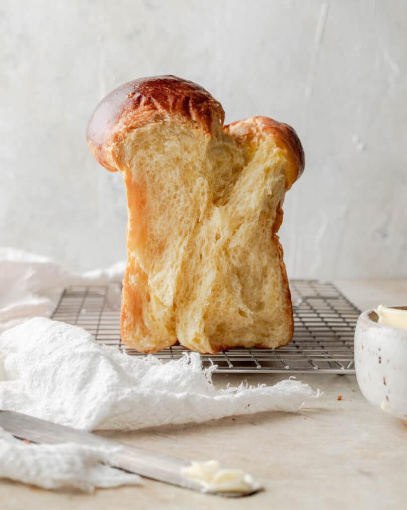 tangzhong brioche loaf