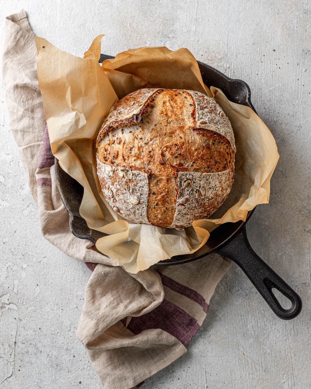 Seeded Sourdough Bread | Halicopter Away