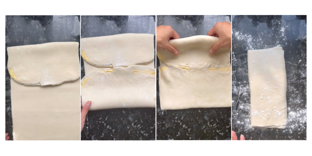 How to book fold pastry