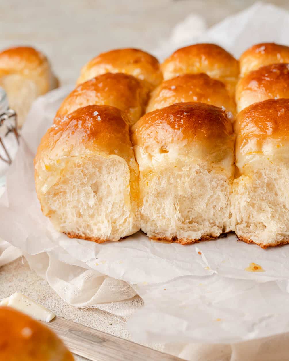 Sourdough discard honey butter rolls | Halicopter Away