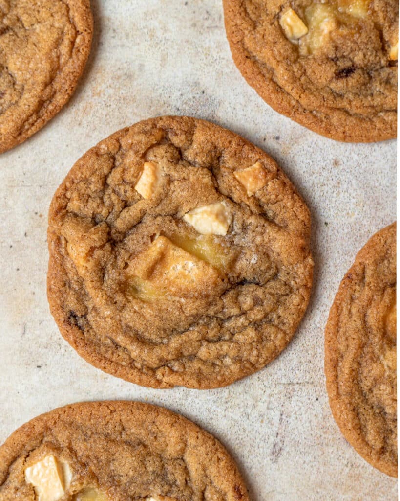 camembert white chocolate cookie