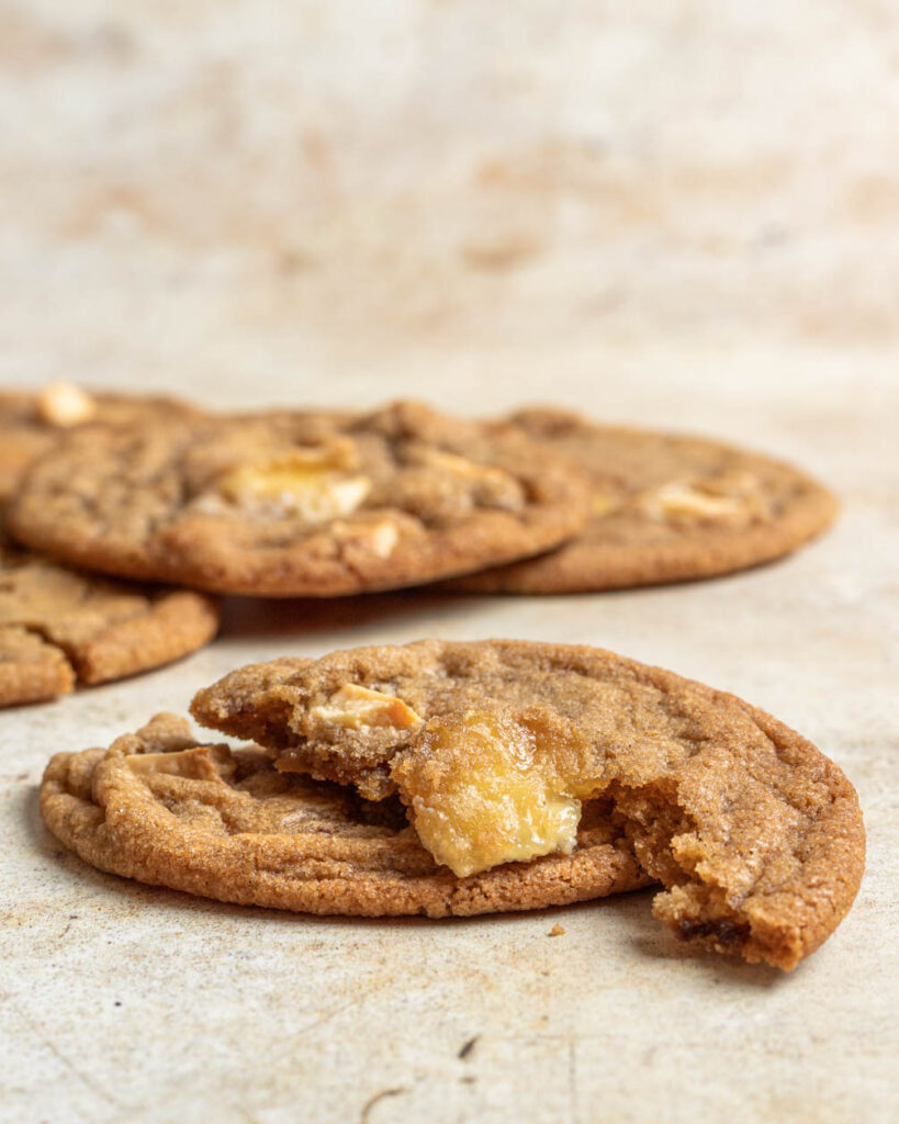 gooey camembert cookies