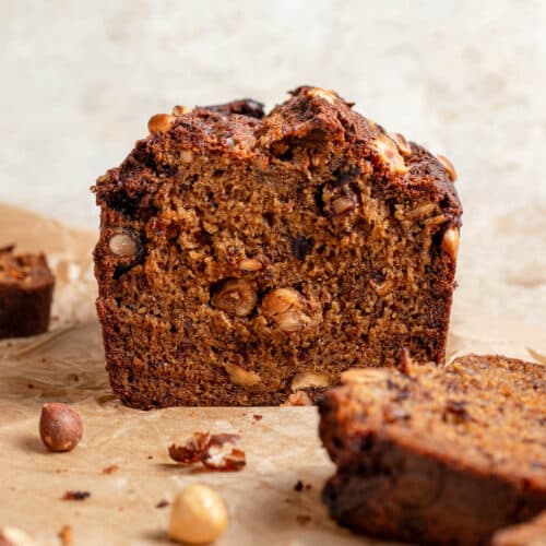 hazelnut banana bread