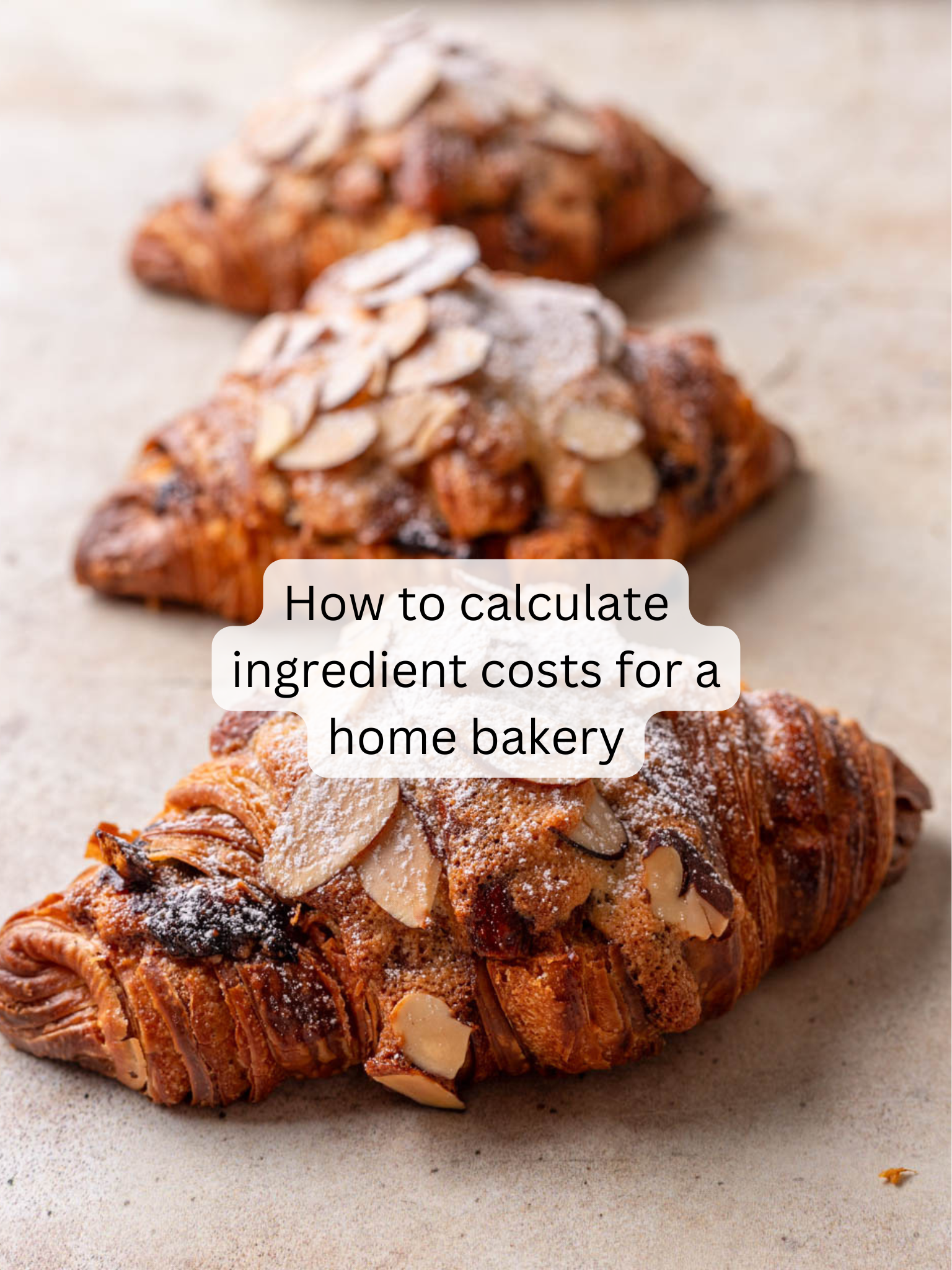 How to calculate ingredient costs for a home bakery Halicopter Away