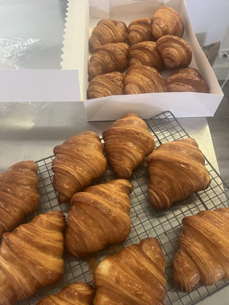 Croissant with too much fat